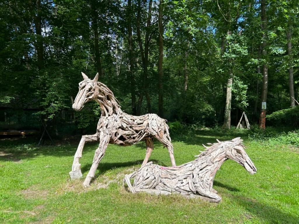 Gites Du Bois Des Perruches Saint-Vincent-des-Bois Luaran gambar