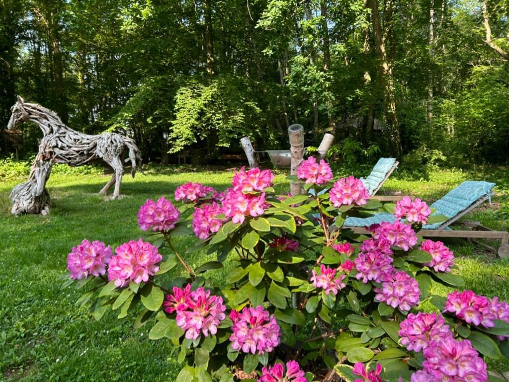 Gites Du Bois Des Perruches Saint-Vincent-des-Bois Luaran gambar